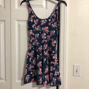 Flowery skater dress